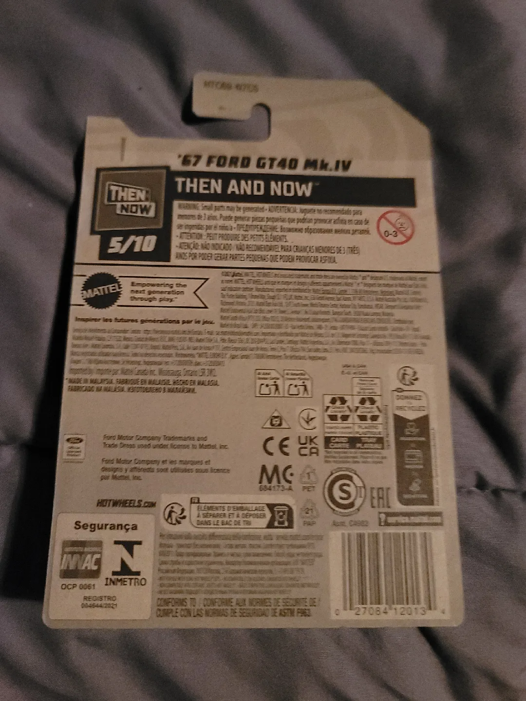 New Hot Wheels '67 Ford GT40 Mk.IV Diecast Car image indicator(6)