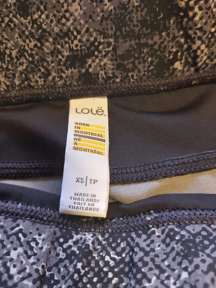 Lole XS/TP Leggings - Born in Montreal image indicator(2)