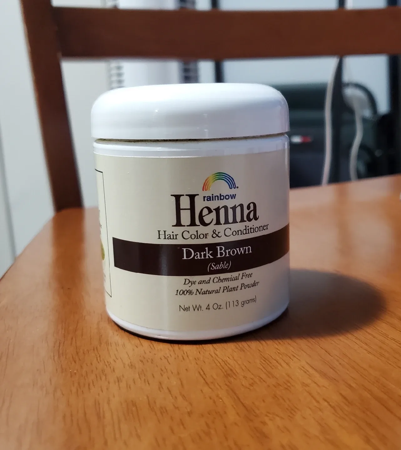 Rainbow Henna Hair Color - Dark Brown (Sable) thumbnail