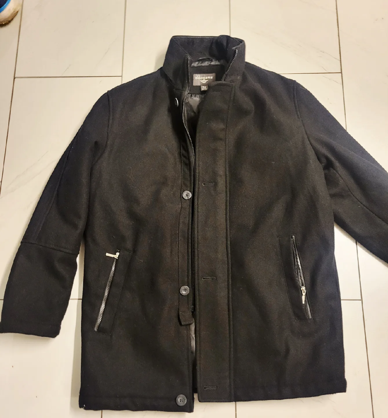 Dockers Wool Blend Jacket - Black M image indicator(2)