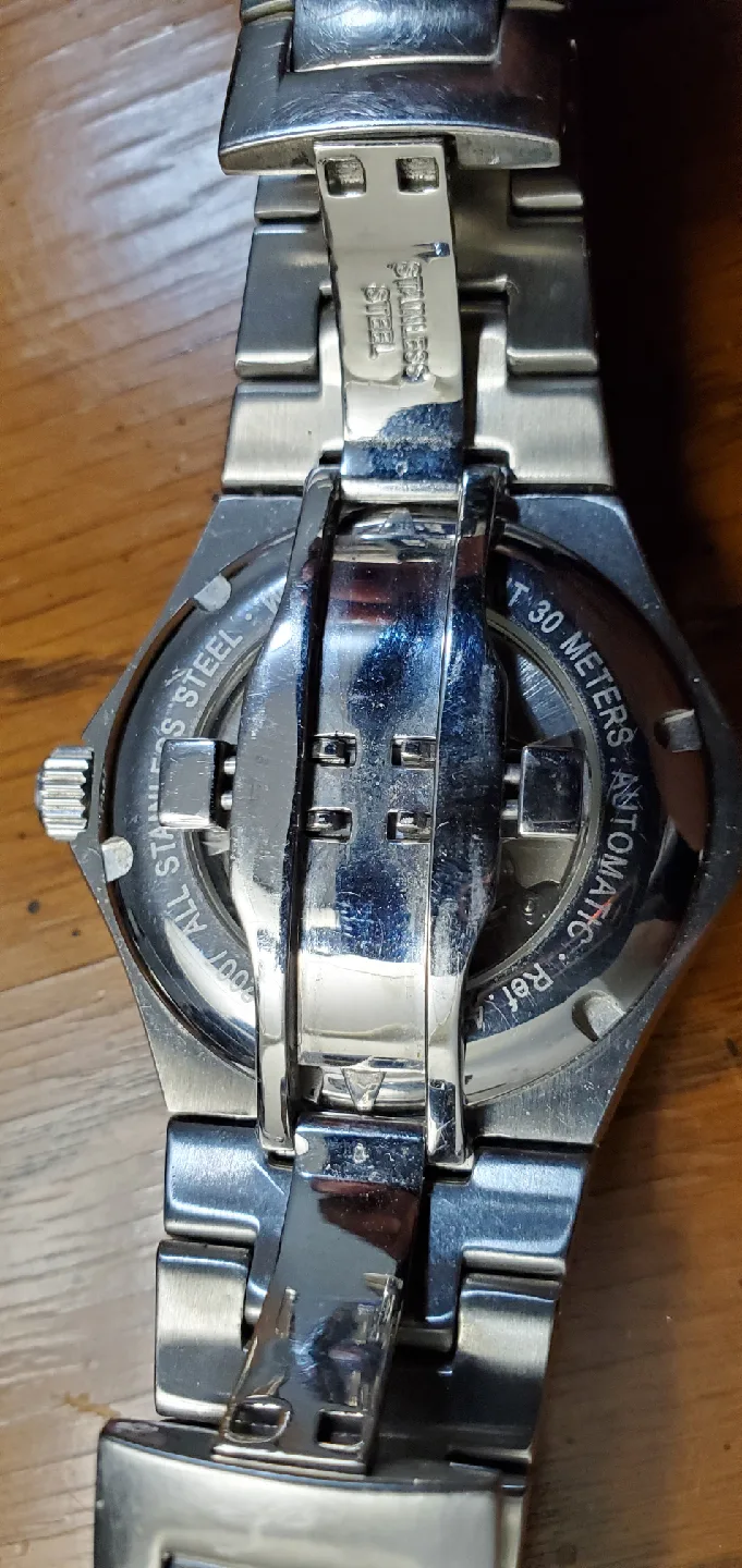 Louis Bolle Blue Dial Stainless Steel Watch (Vintage ) image indicator(5)