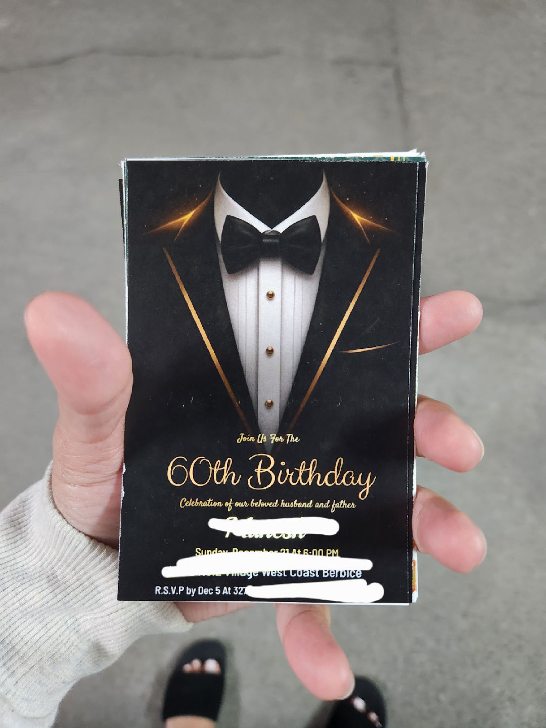 Printed and Digital invitation