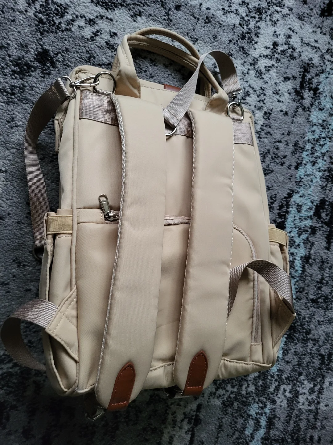 Fierte Diaper Backpack - Beige image indicator(8)