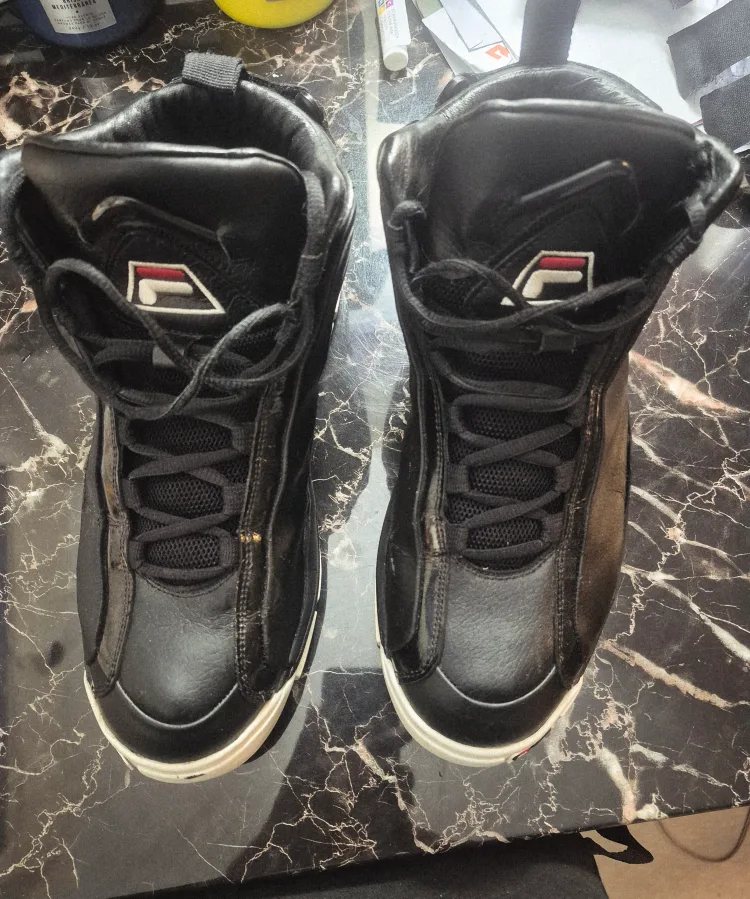 Fila 96 Grant Hill Black Shoes SIZE 12 image indicator(2)