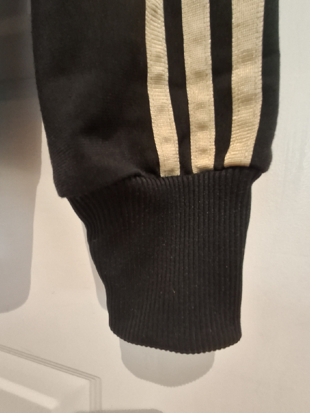 Adidas Track Jacket - Black & Gold, Size S - photo 2