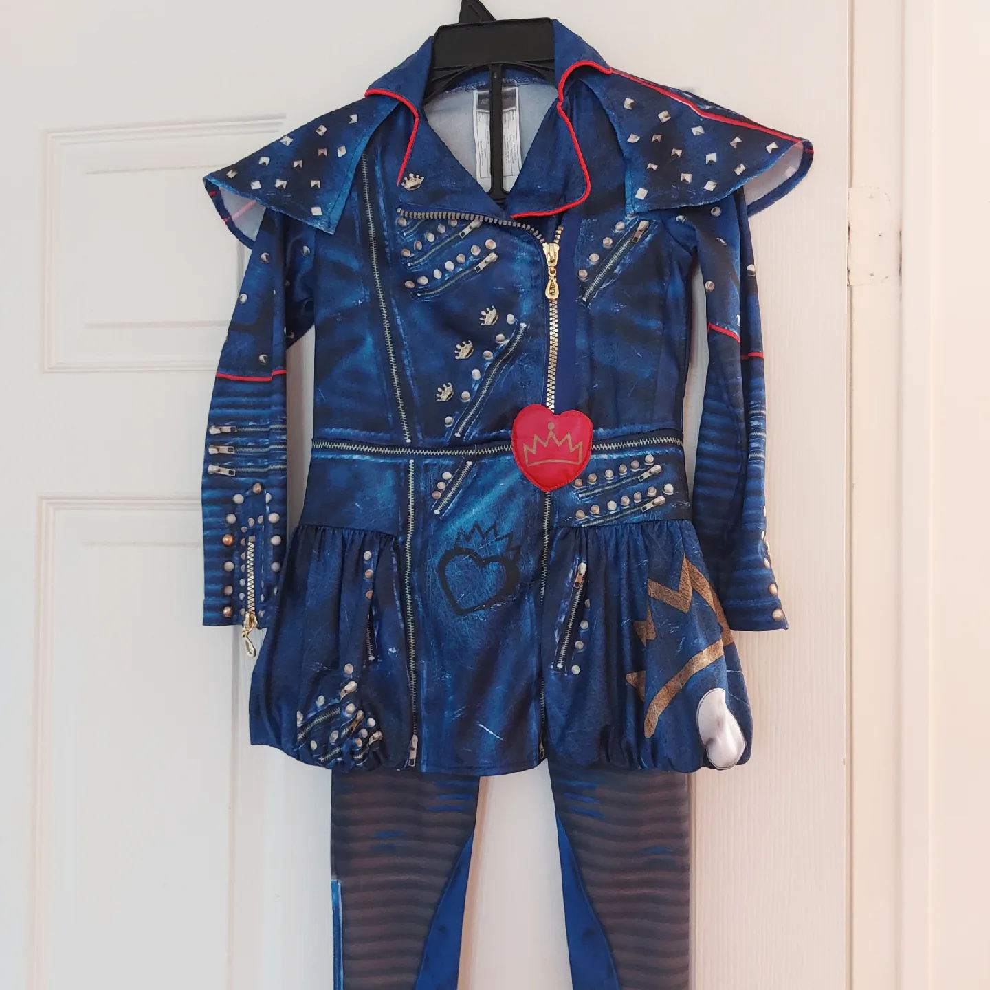 Disney Descendants 2 Evie Costume + Wig - Size 4-6 thumbnail