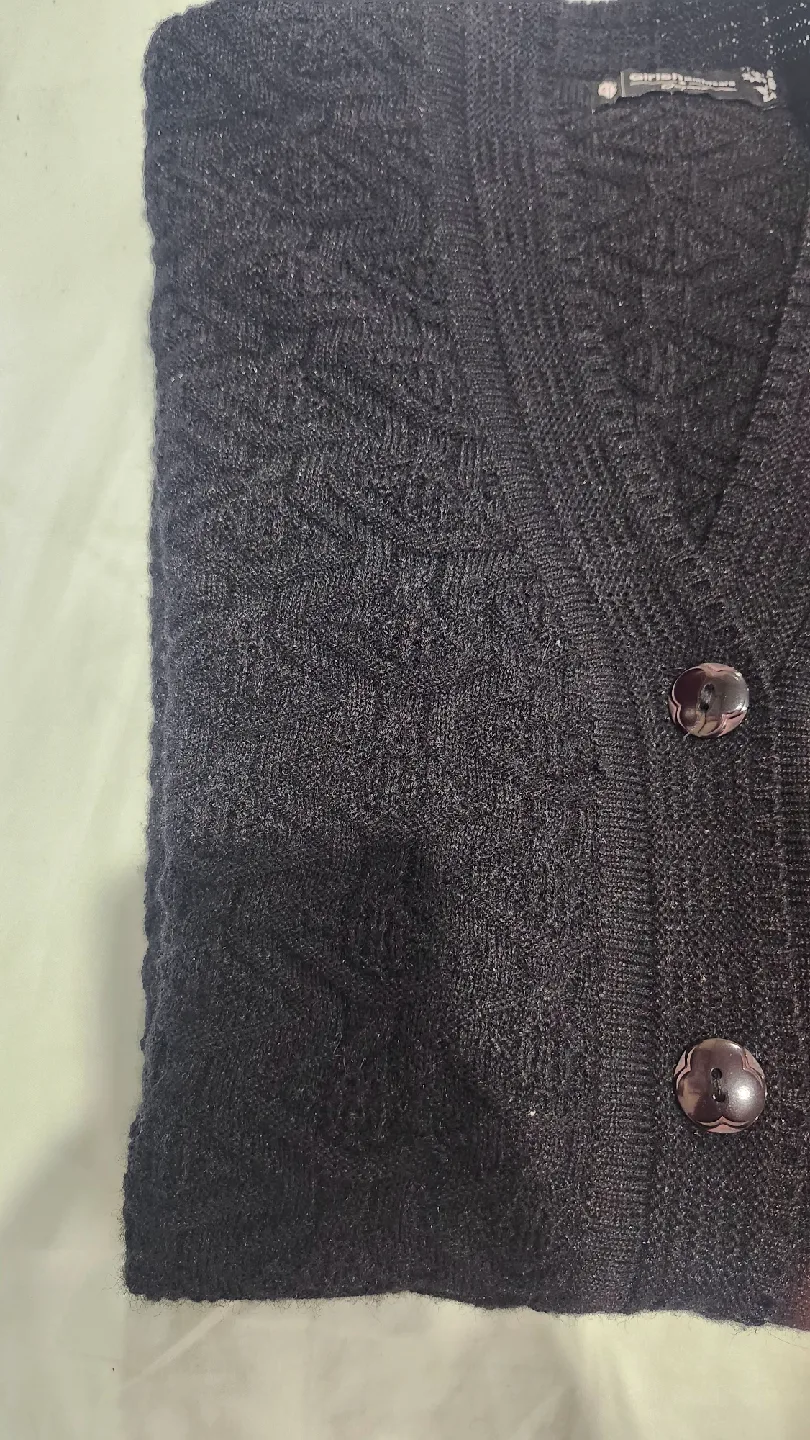 Female Black Knit sweater sleeveless image indicator(5)