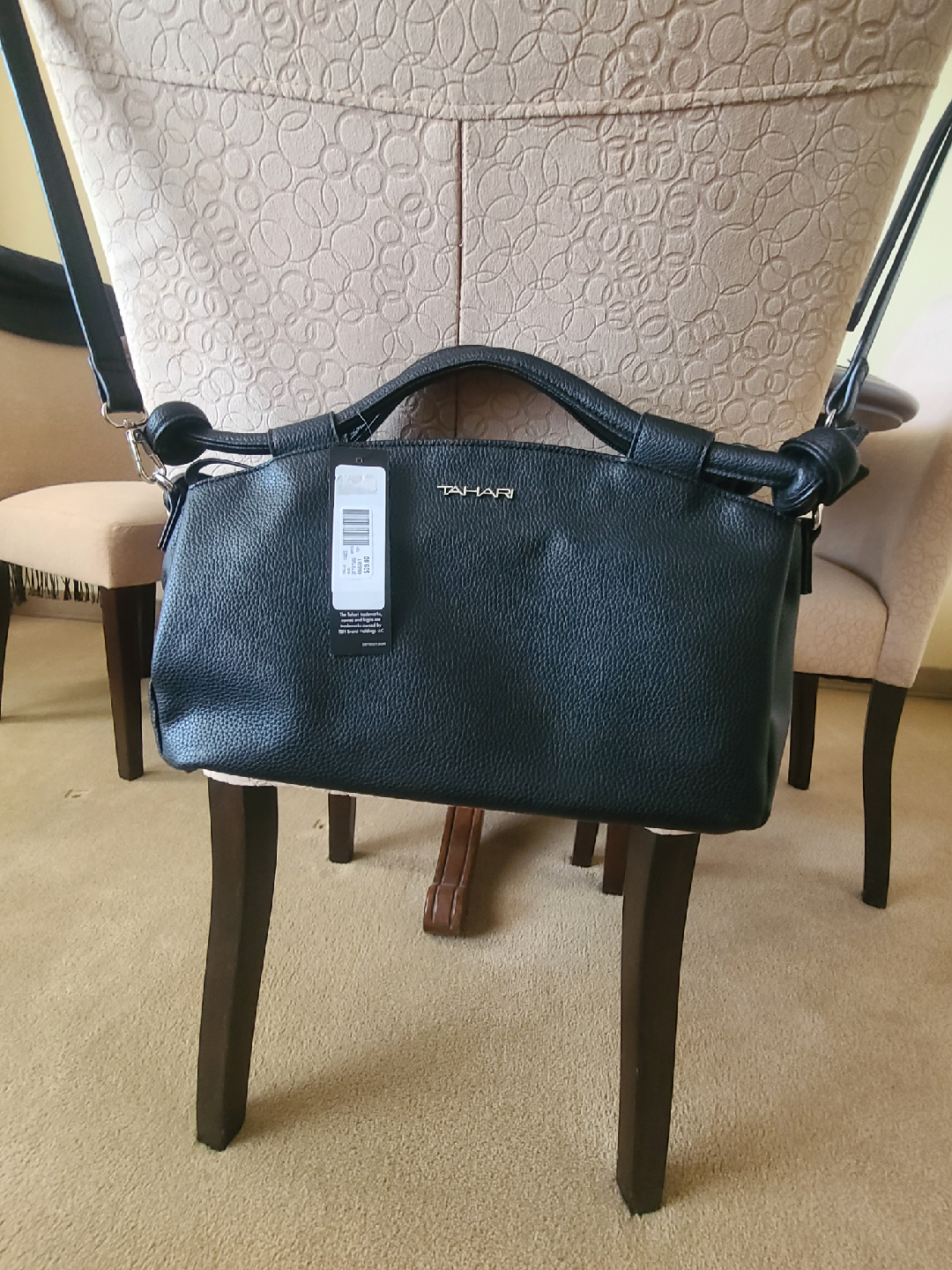 Tahari Black Crossbody Bag