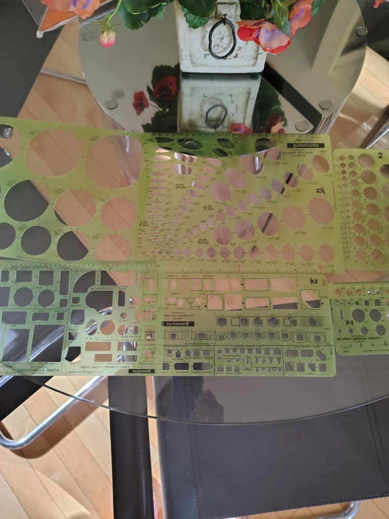 Staedtler & Pickett Drafting Templates Lot - photo 4