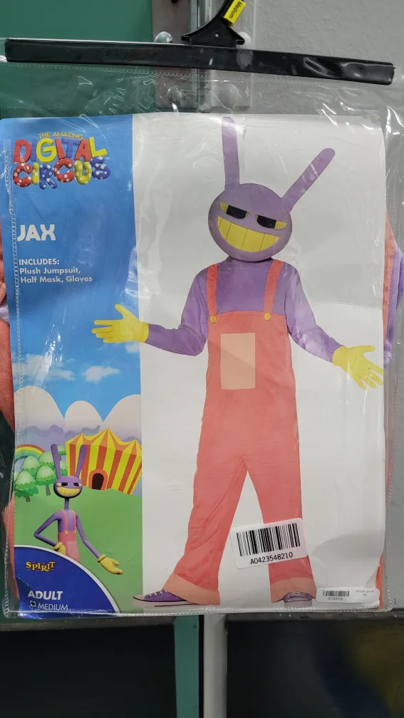 The Amazing Digital Circus Jax Costume - Adult Medium image indicator(5)