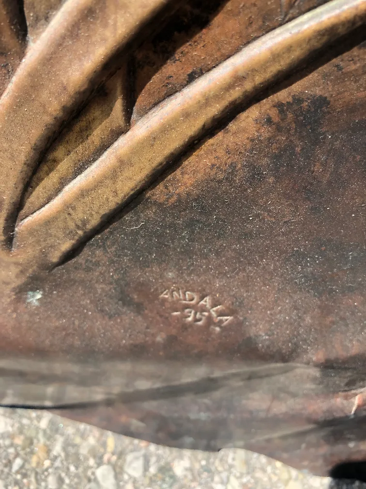 ANDALA (artist), copper  African Hunter image indicator(4)