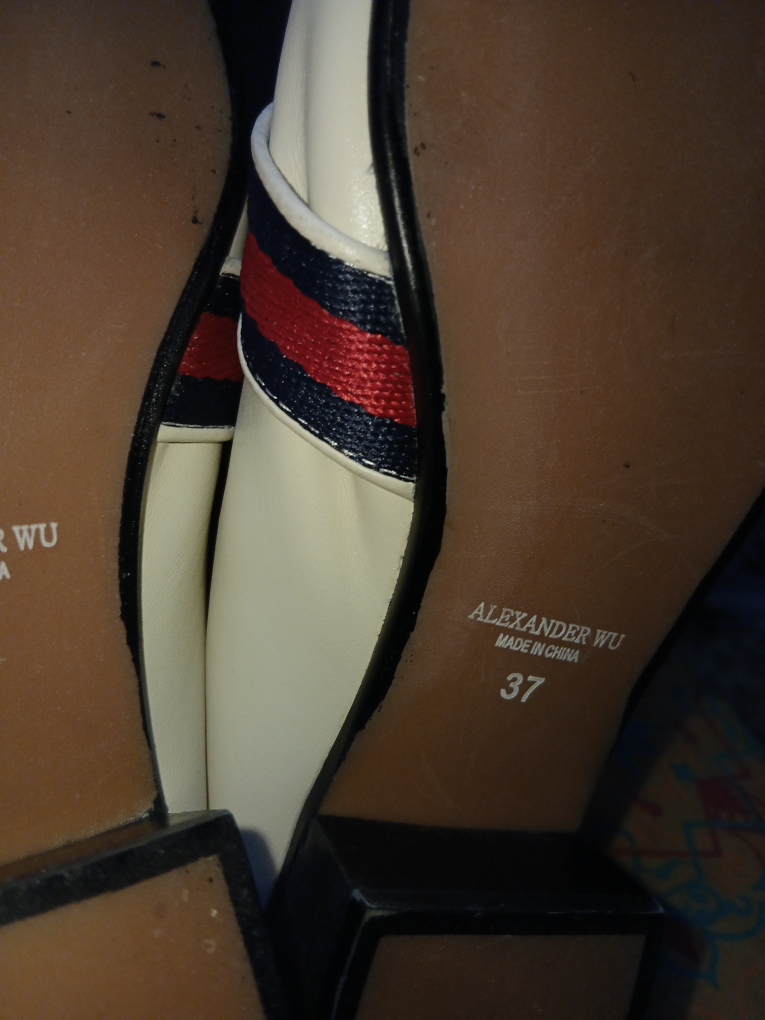 Alexander Wu Cream Loafers - Size 37 - photo 4