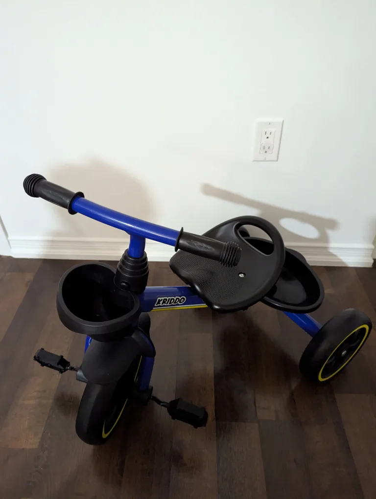 KRIDDO Kids' Tricycle - Blue image indicator(2)