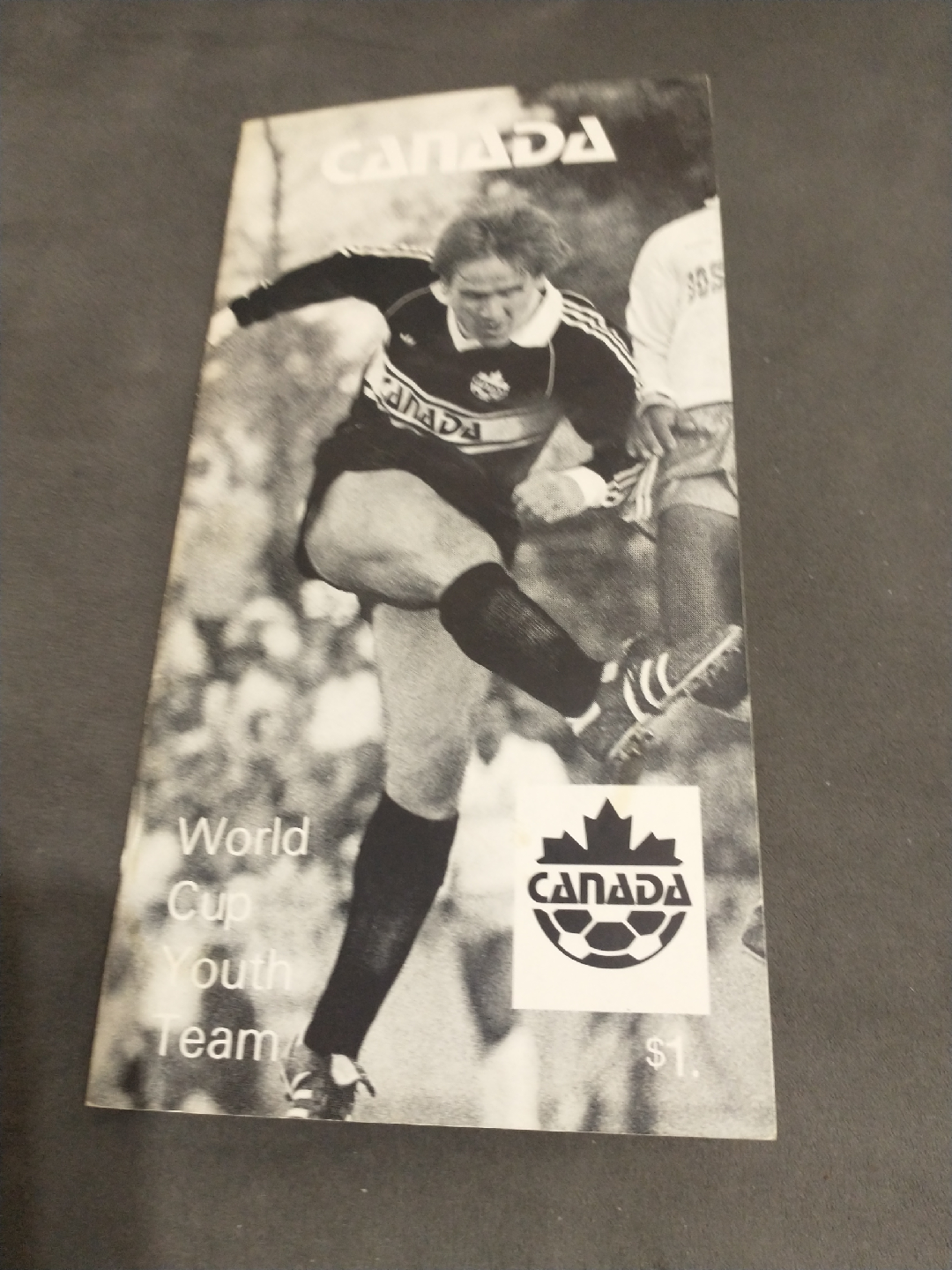 Rare 1985 Canada World Cup Youth Team media guide