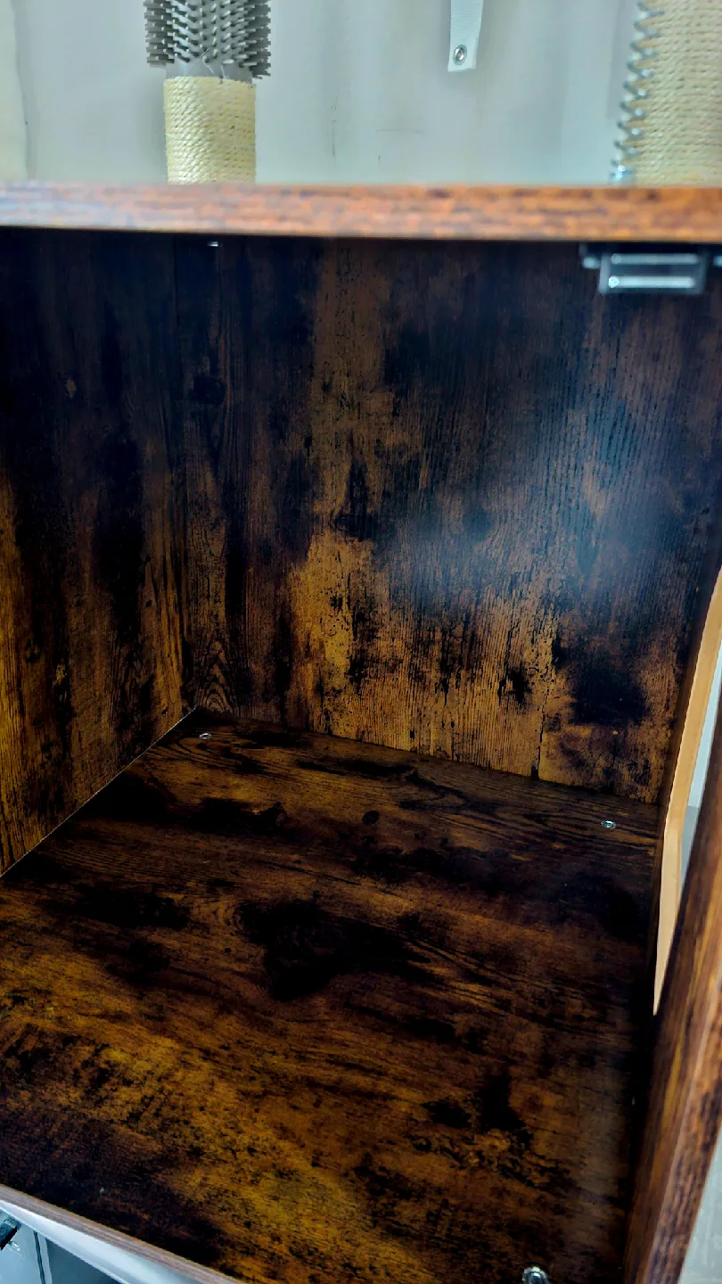 VASAGLE Cat Tree Cabinet with Scratching Post image indicator(3)