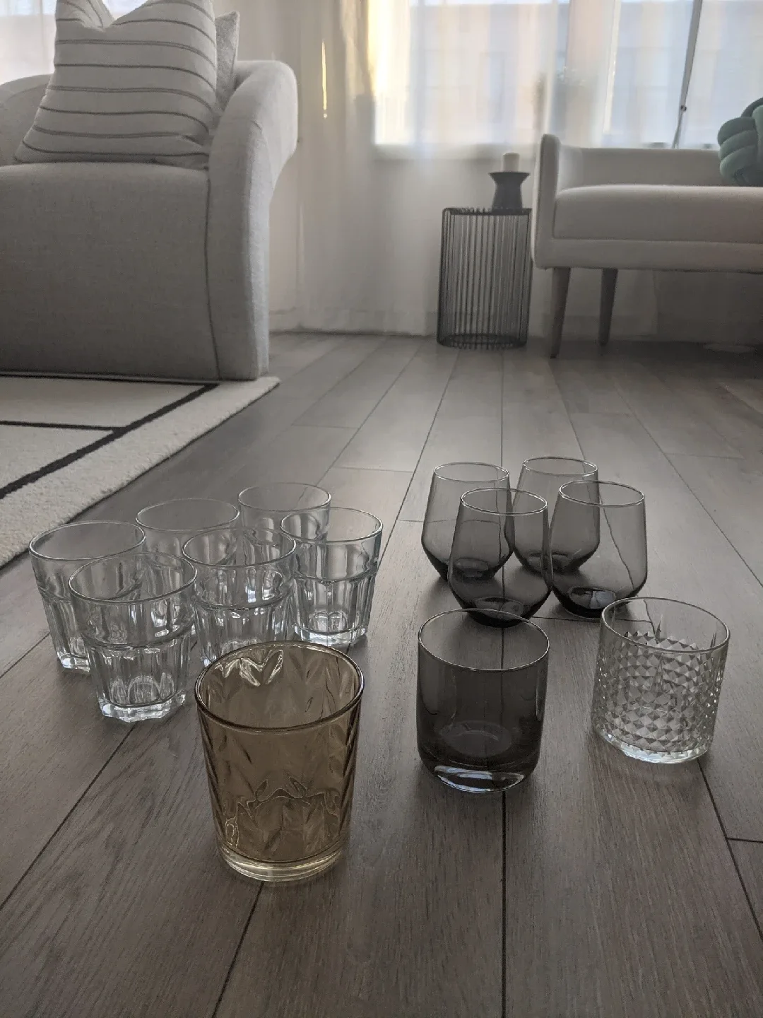 Assorted Drinking Glasses - Set of 13