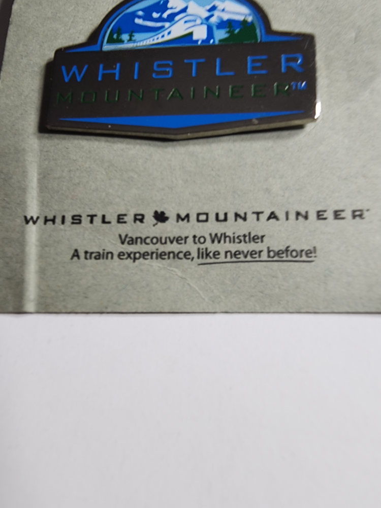 Whistler Mountaineer Pin - Inaugural Season - photo 4