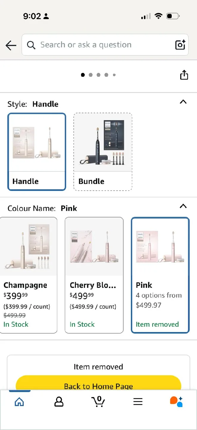 Philips Sonicare DiamondClean 9900 Prestige Champagne image indicator(3)