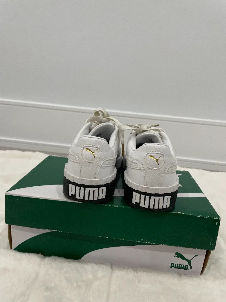 Puma Women's Cali Dream White Sneakers - Size 7.5 image indicator(7)