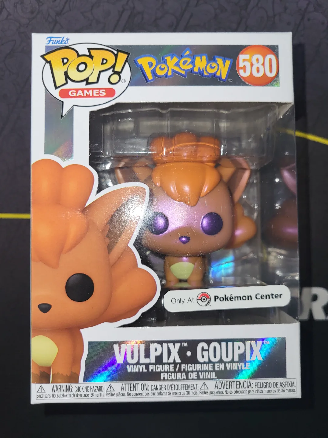 Pokemon Center Exclusive Funko Pop Vulpix 580 thumbnail