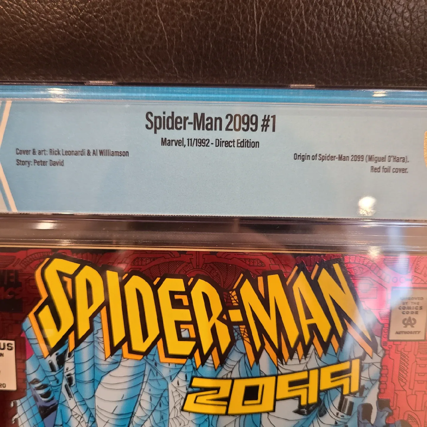 Spider-Man 2099 #1 Comic Book - CBCS 9.6 Grade image indicator(5)