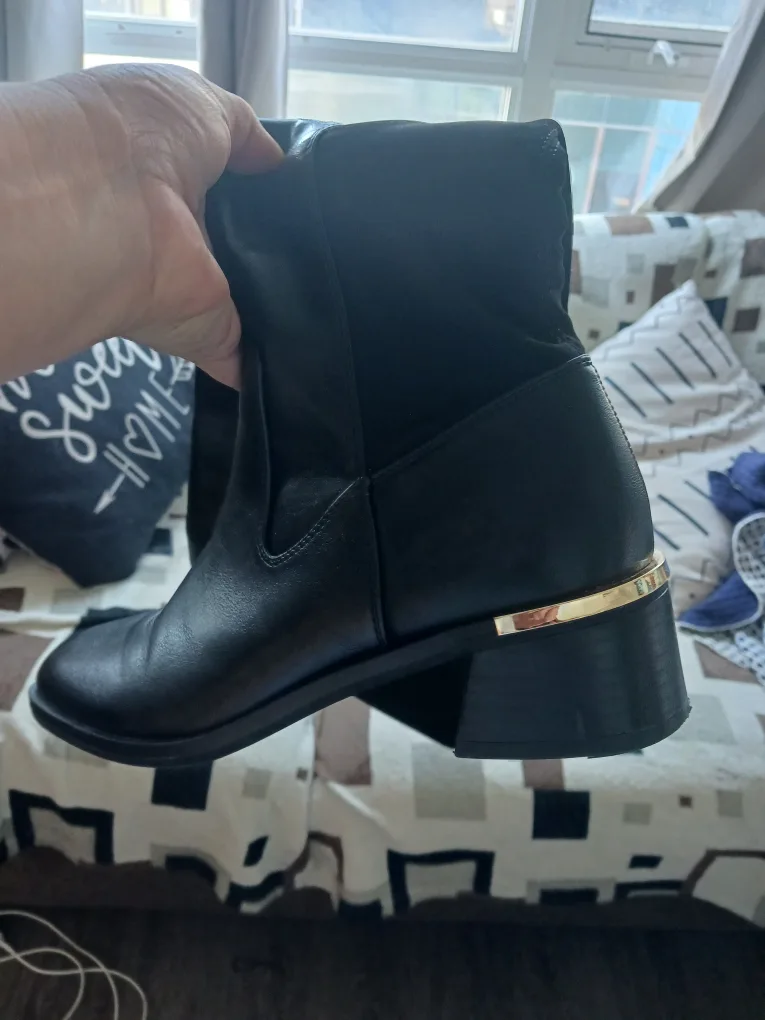 Aldo Black Over-the-Knee Boots, Size 6 image indicator(2)