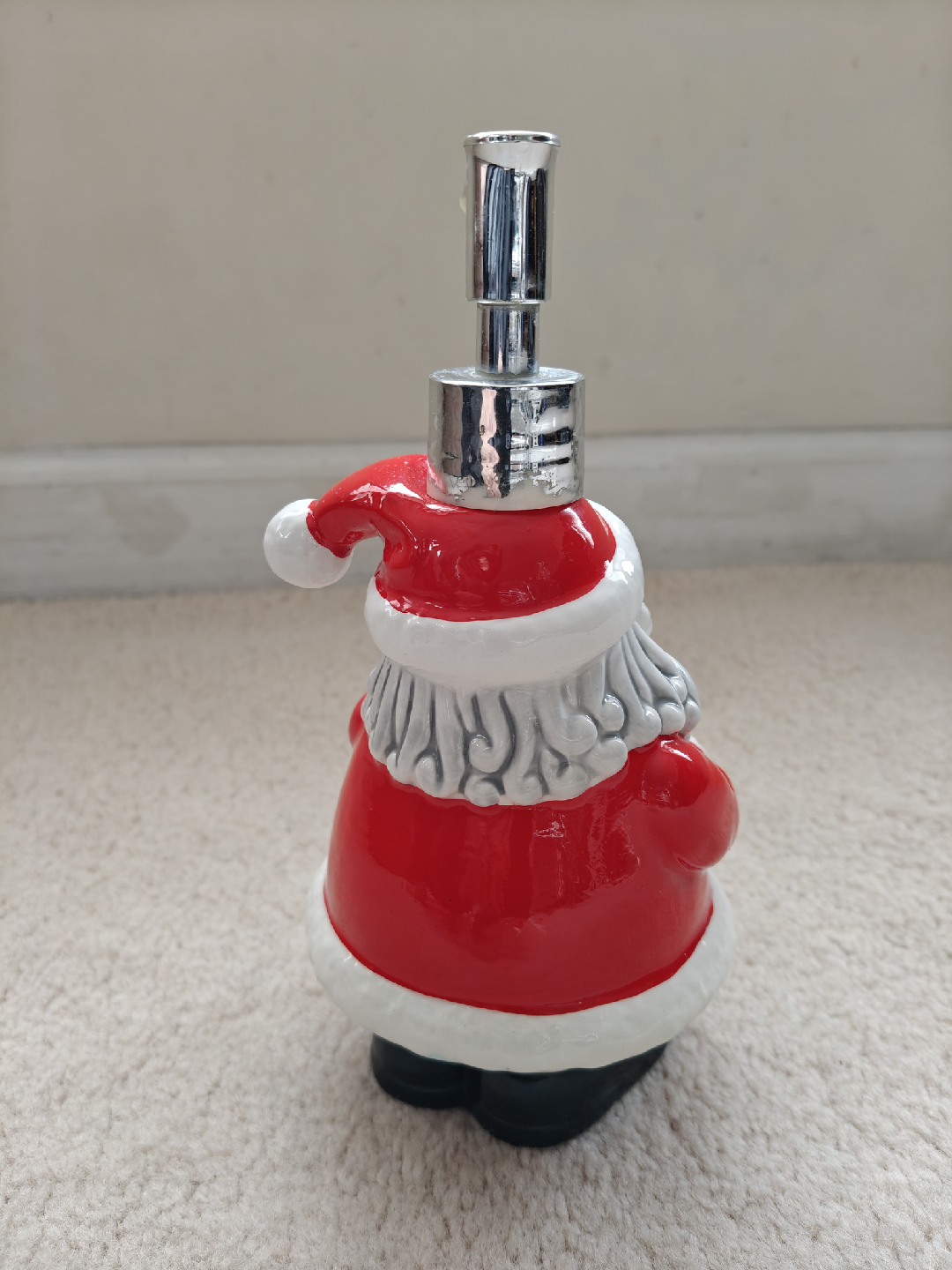 Santa Christmas Ceramic Soap Dispenser - photo 3