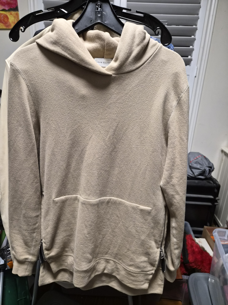 John Elliott Beige Hoodie