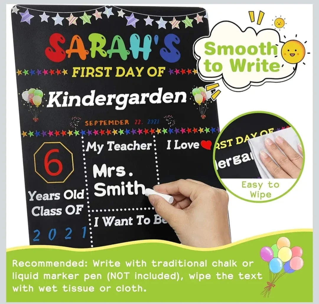 First Day of School Chalkboard Sign image indicator(3)