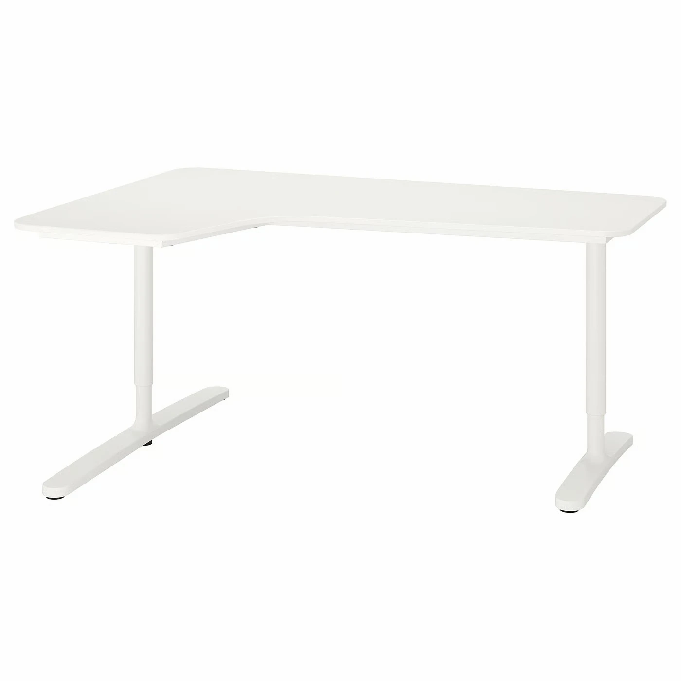 IKEA Bekant White Corner Desk - Left