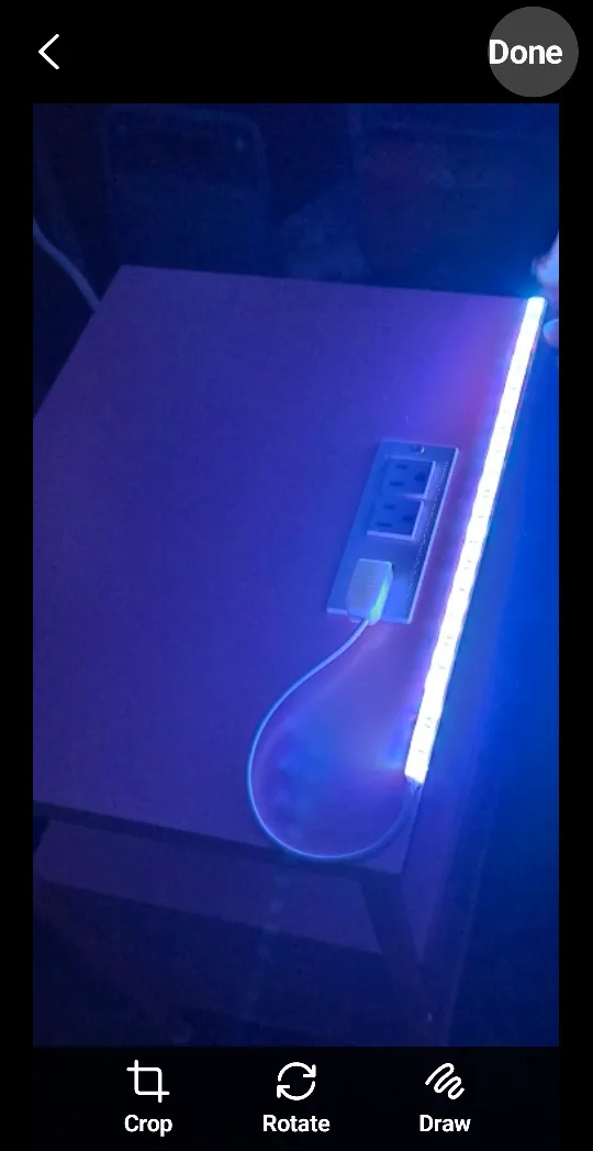 BRAND NEW BOLUO Pink Nightstand with Charging Station image indicator(6)