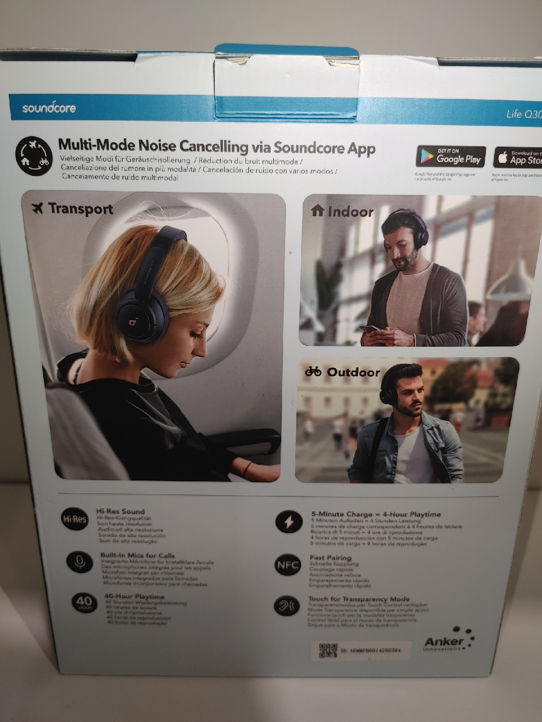 Soundcore by Anker Life Q30 Wireless Headphones - Like New! - photo 4