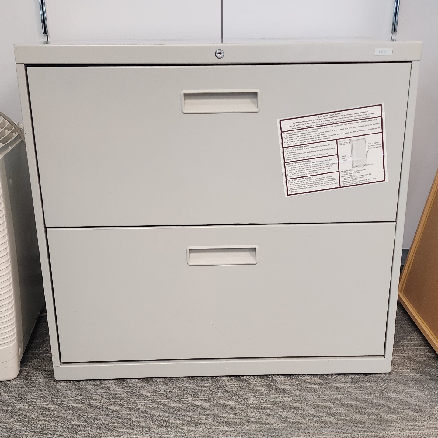 HON Two-Drawer Lateral File Cabinet