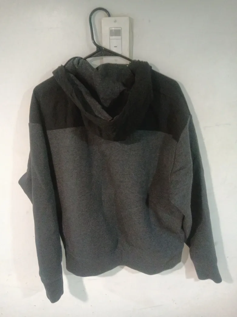 American Eagle Two-Tone Grey Zip-Up Hoodie image indicator(2)