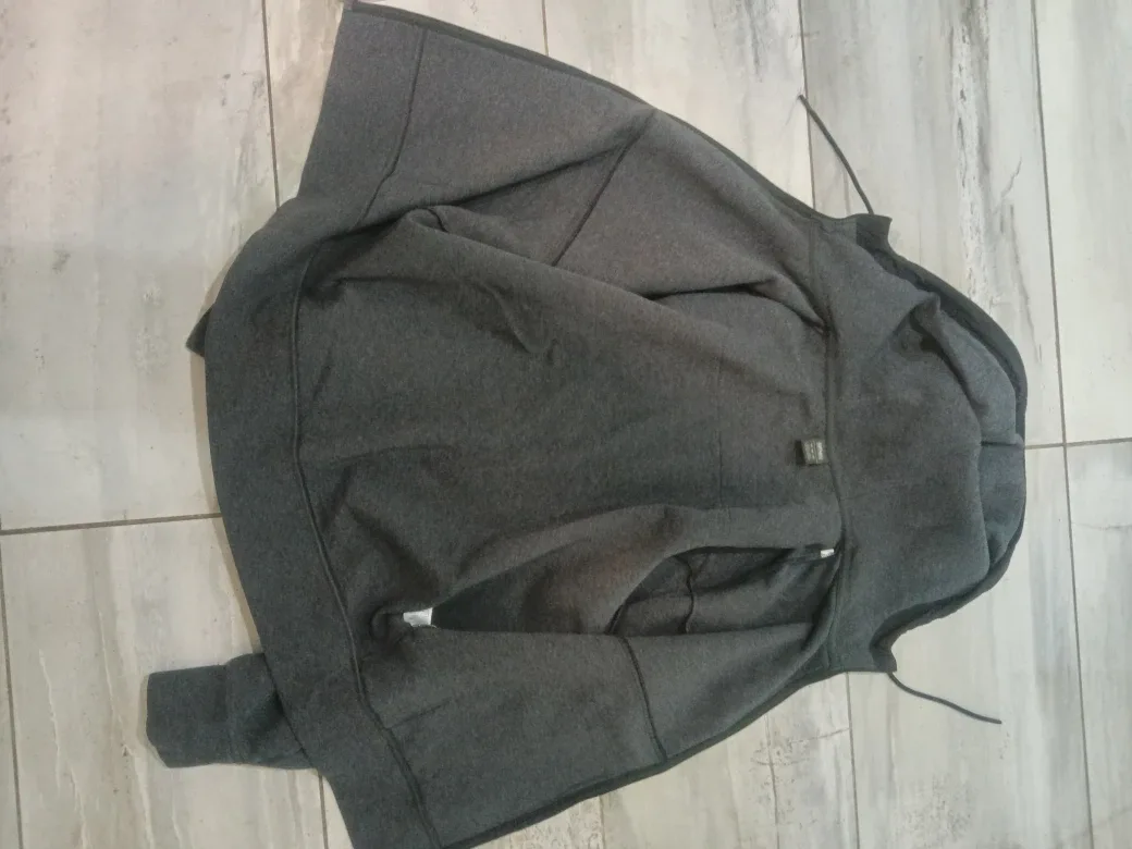 American Eagle Two-Tone Grey Zip-Up Hoodie image indicator(5)