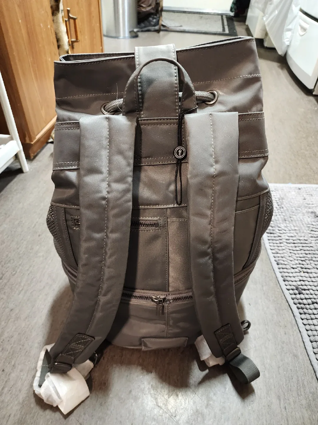 Poppy & Peonies Backpack - Grey image indicator(4)