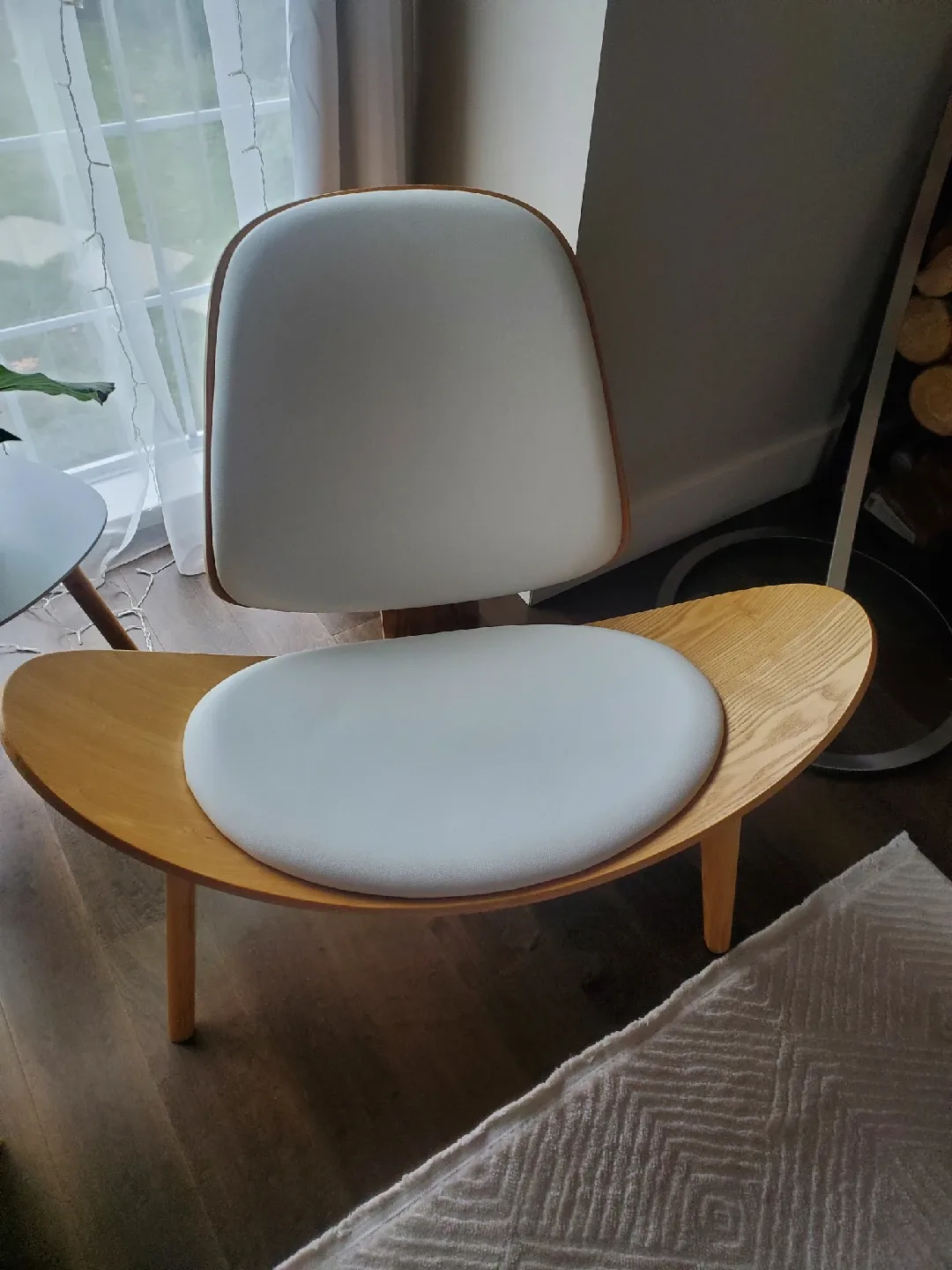 Hans Wegner Style  Shell Chair  - each $165.00, $300.00 pair image indicator(4)