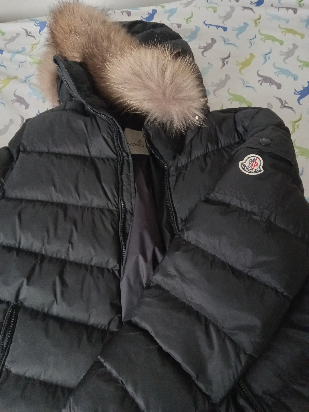 Moncler Black Down Puffer Jacket