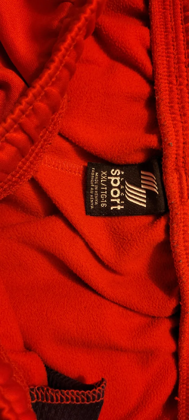 George Sport XXL youth Track Pants - Red, Grey, Black image indicator(2)