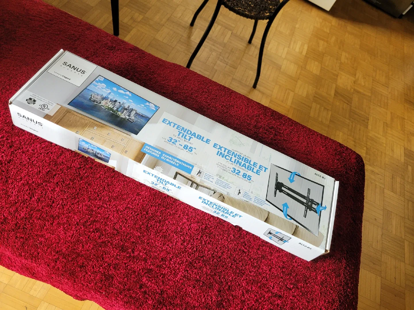 Sanus Extendable Tilt TV Wall Mount 32"-85" image indicator(6)