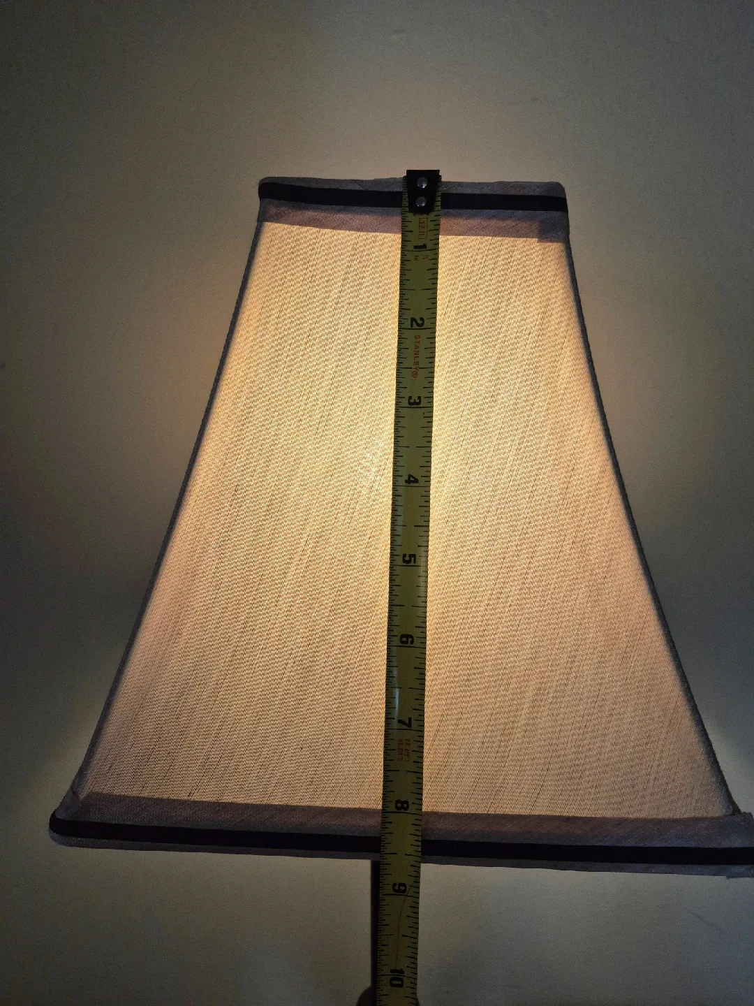 Table Lamp - Black Base, Beige Shade - 22" Tall image indicator(7)