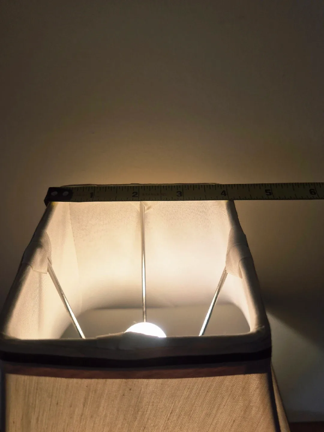 Table Lamp - Black Base, Beige Shade - 22" Tall image indicator(8)