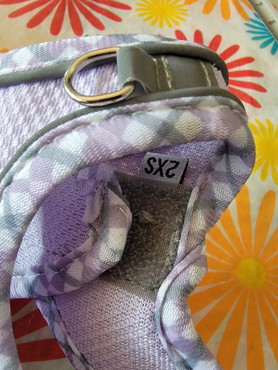 New - Kitten Harness - Purple and gray image indicator(5)