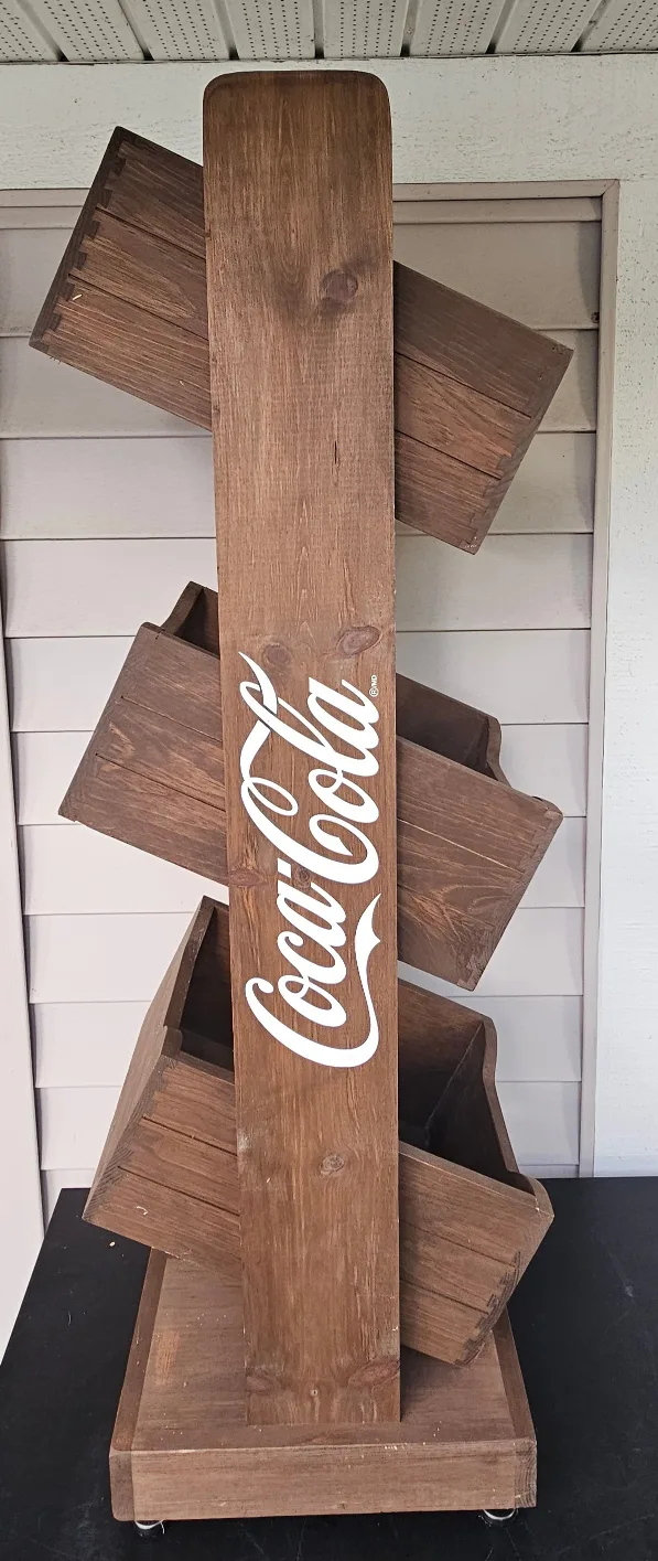 Coca Cola Wooden Display Case image indicator(2)
