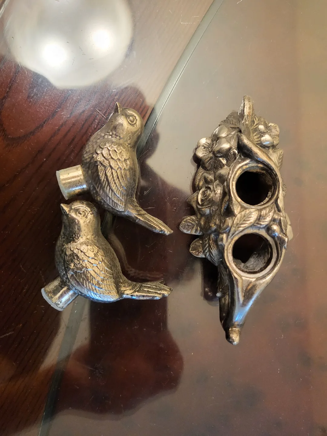 Vintage Silver Bird Salt & Pepper Shakers image indicator(3)