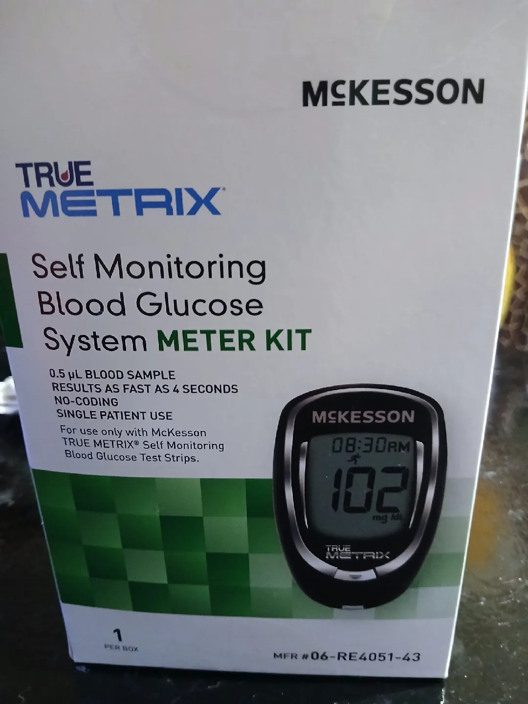 TRUE METRIX Self Monitoring Blood Glucose System Meter KIT image indicator(4)