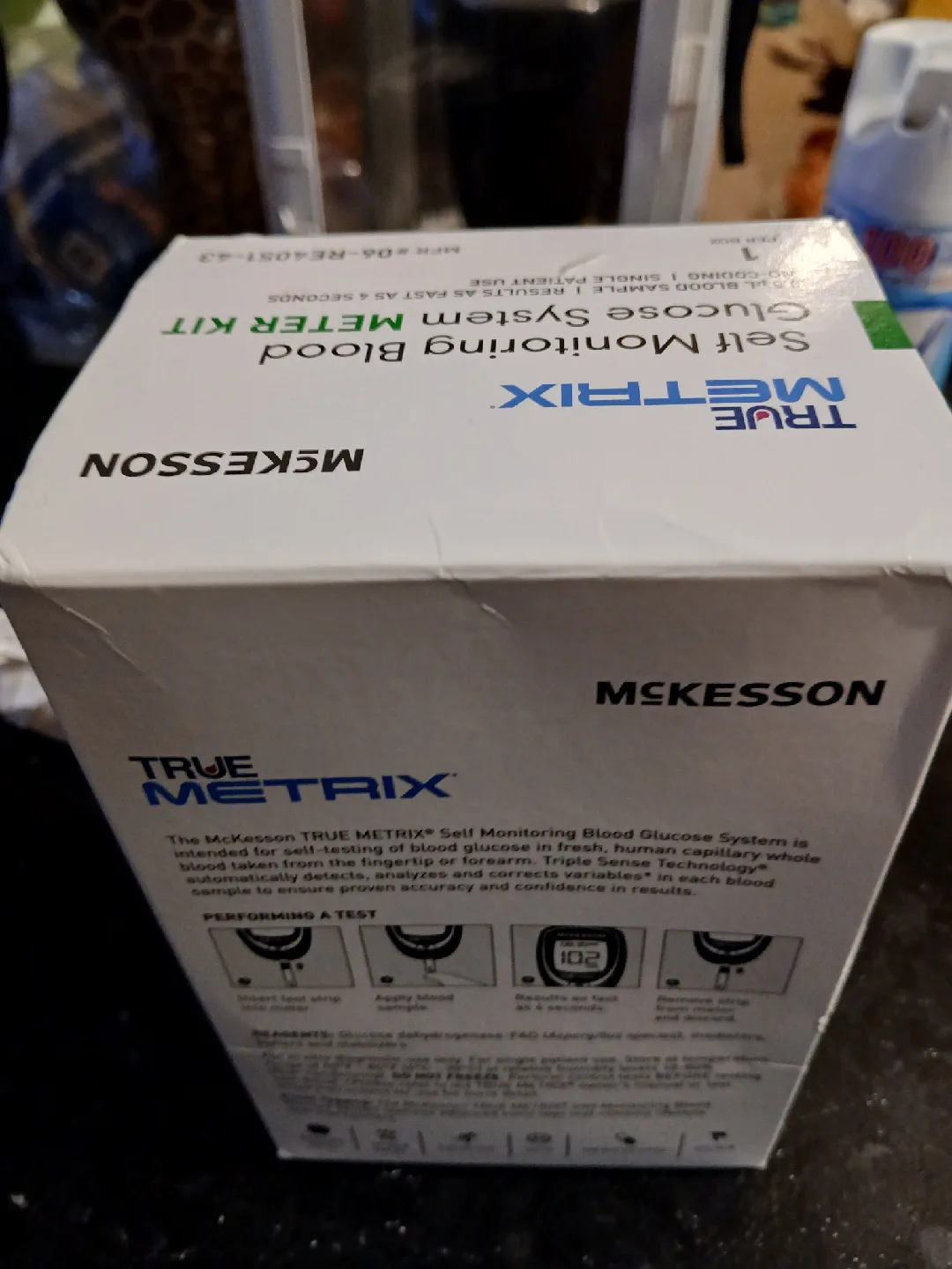 TRUE METRIX Self Monitoring Blood Glucose System Meter KIT image indicator(6)