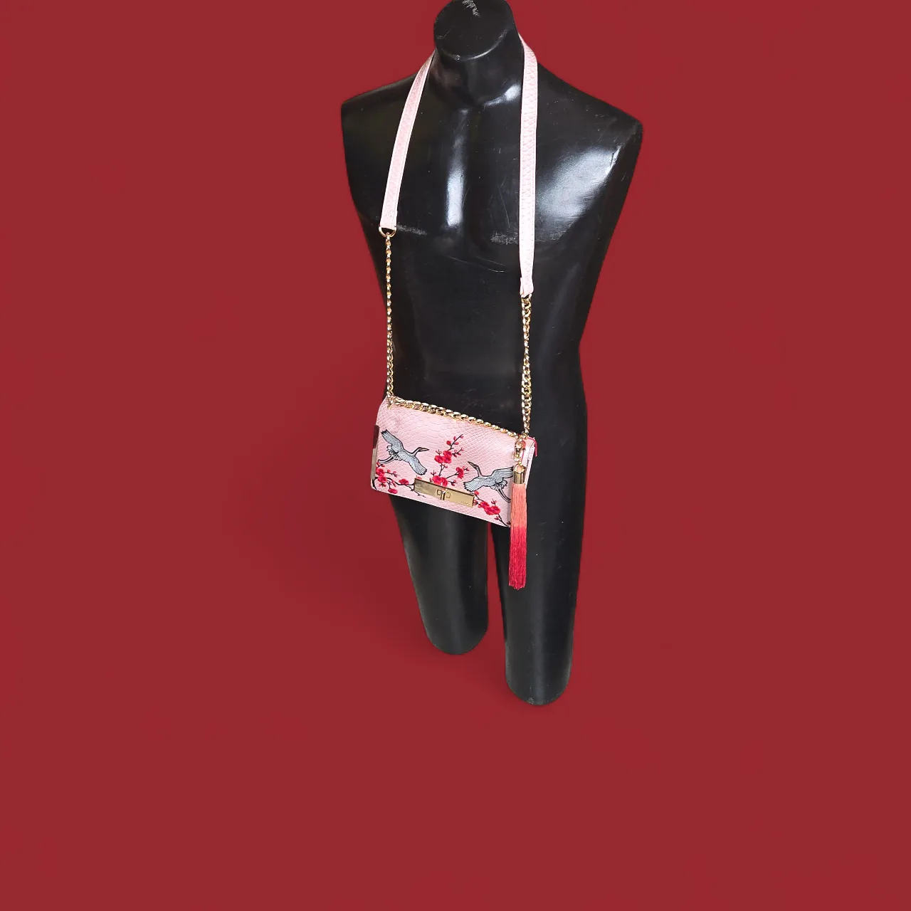 Aldo Pink Floral Crossbody Bag image indicator(3)