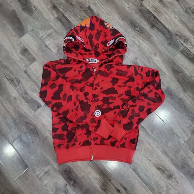 Red bape hoodie - photo 3