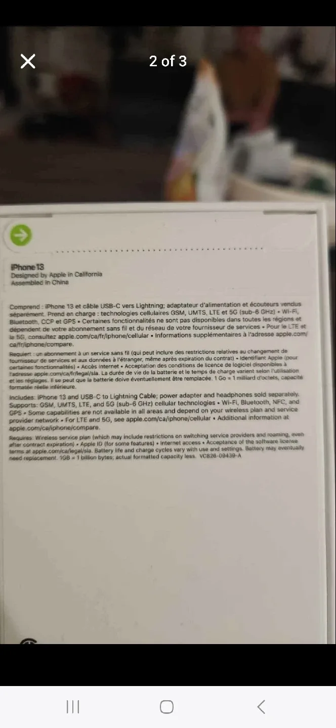 New Apple iPhone 13 - Box Included! image indicator(2)